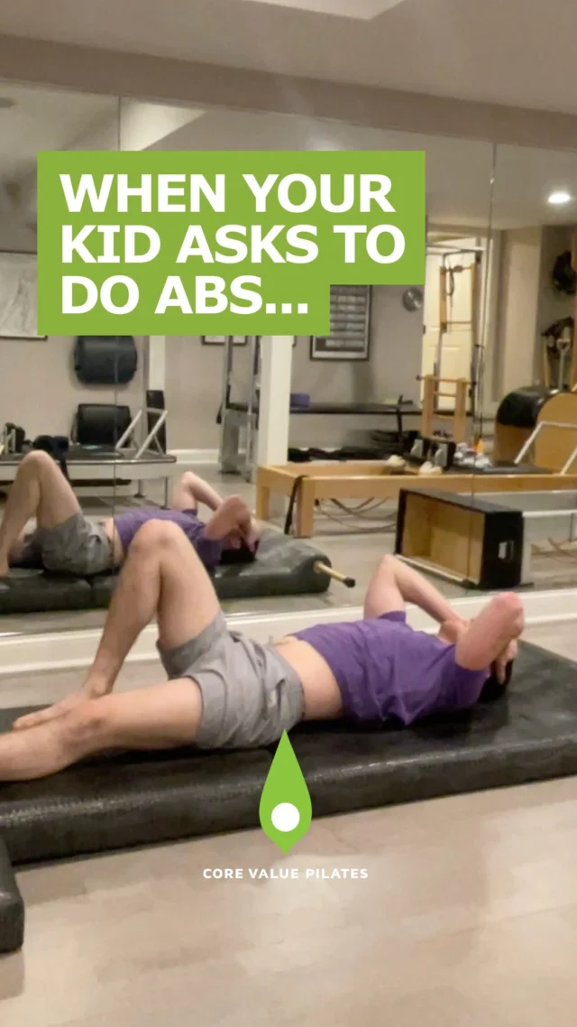 When your kid asks to do abs… the corkscrew is the killer. These corkscrew variations improve control of your body, strengthen your entire powerhouse, work your obliques and your upper arms too! 

Variation 1 – keep your entire pelvis on the mat as you twist to the side, away from you, to the other side, and finally back to the start. Reverse direction and do it again. Keep your sides long and legs together.

Variation 2 – lift the left hip when you roll to the right side. Hips are both in the mat when the feet are away from you and you lift the right hip when you roll up the left side. Tail comes off  as you roll back to the start. Reverse direction. 

Variation 3 – begin in rollover position with feet over hear parallel to the floor. Twist your legs to the right and roll down the right side of your body until your pelvis is flat on the floor and your legs are reaching away from you. Continue bringing he legs to the left rolling onto your left hip and up your left side until your legs are parallel again to the floor. Bring the legs back over your nose as you started and reverse the direction to the left.

Keep your legs together and your waist long through all of these variations! 

#posture #posturecorrection #fixyourposture #pilates #muscles #strong #workout #fit #love #selfcare #abs #pilatesstudio  #yoga